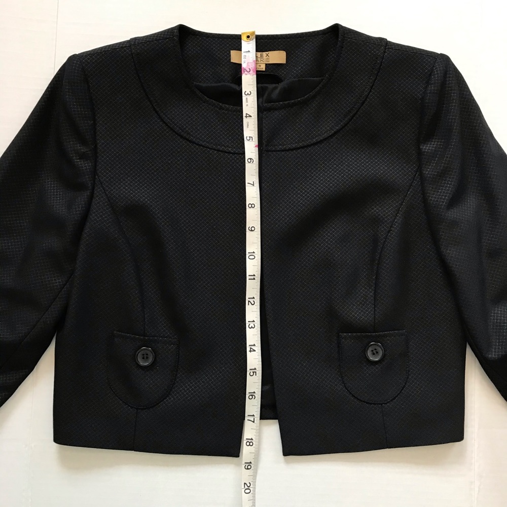 NWT Alex Marie Black Pam Bolero Raspberry Jacket 6 - Picture 8 of 16